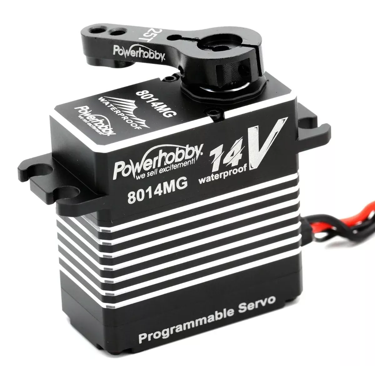 Powerhobby 8014MG Waterproof Brushless High Torque High Voltage 3S Programmable Servo