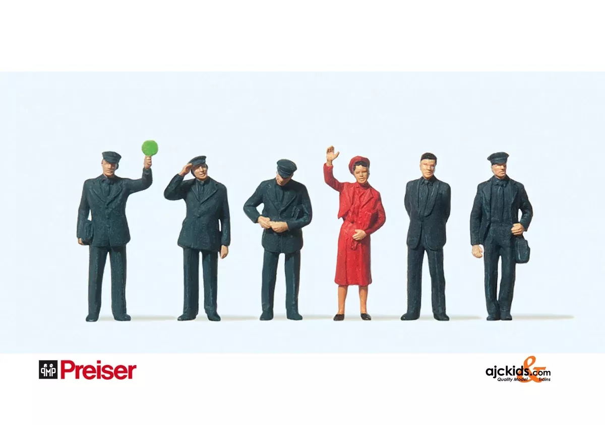 Preiser 14141 - Train personnel DB 1989