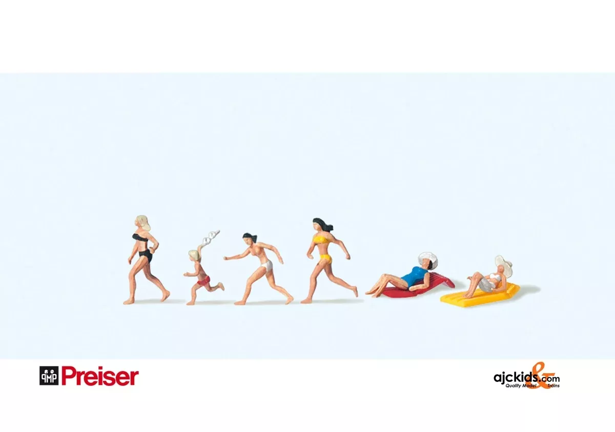 Preiser 79066 - Figures on the beach(6 pieces)