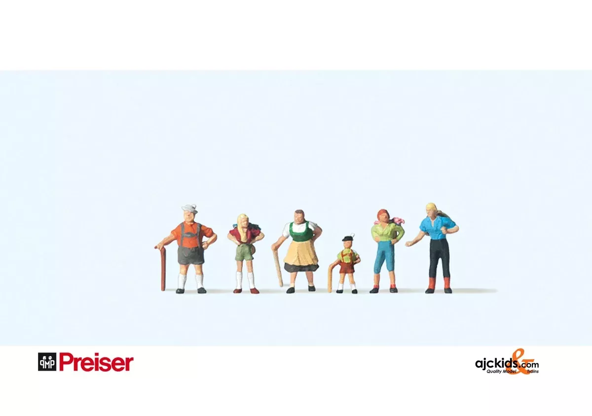 Preiser 79069 – Krause family in Allgan (6 pieces)