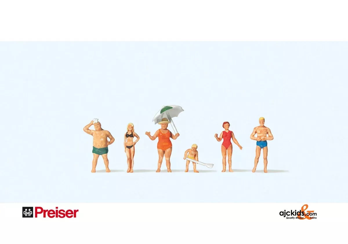 Preiser 79070 – Family at the beach (6 pieces)