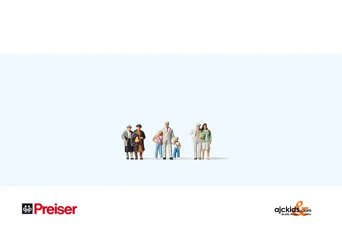 Preiser 88527 - Shopping promenade