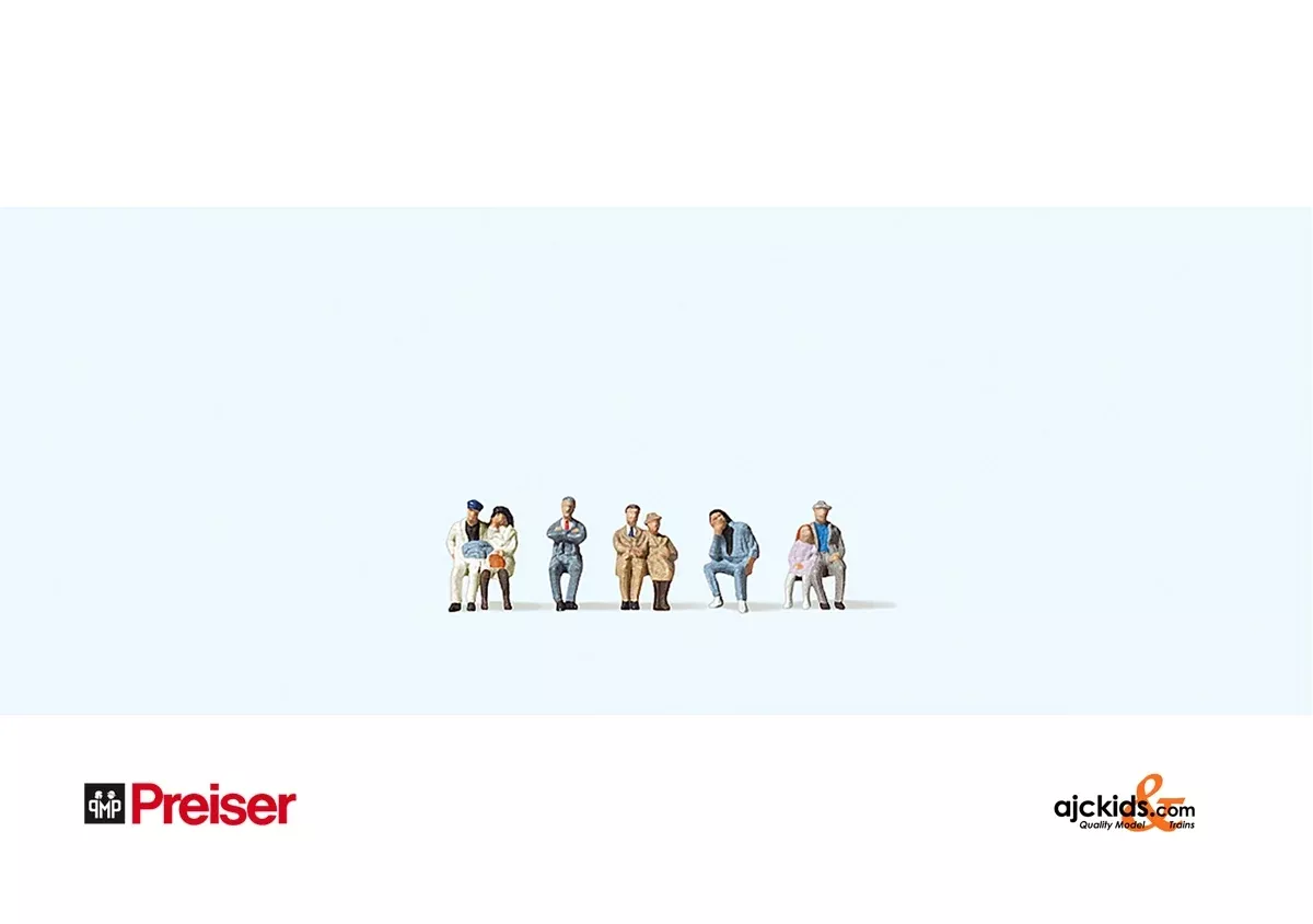 Preiser 88534 – Seated passengers (8 pieces)