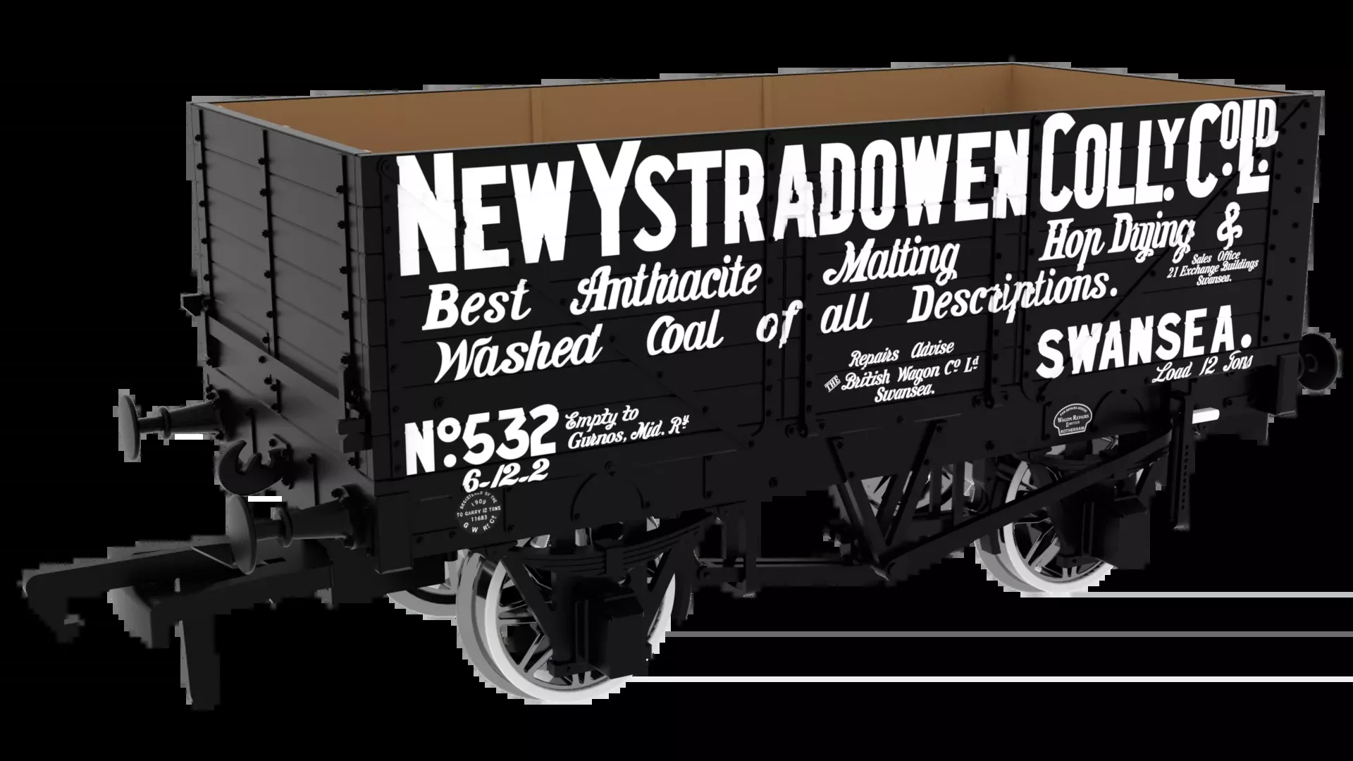 Rapido New Ystradowen Colly. Co. Ld. (7-plank)