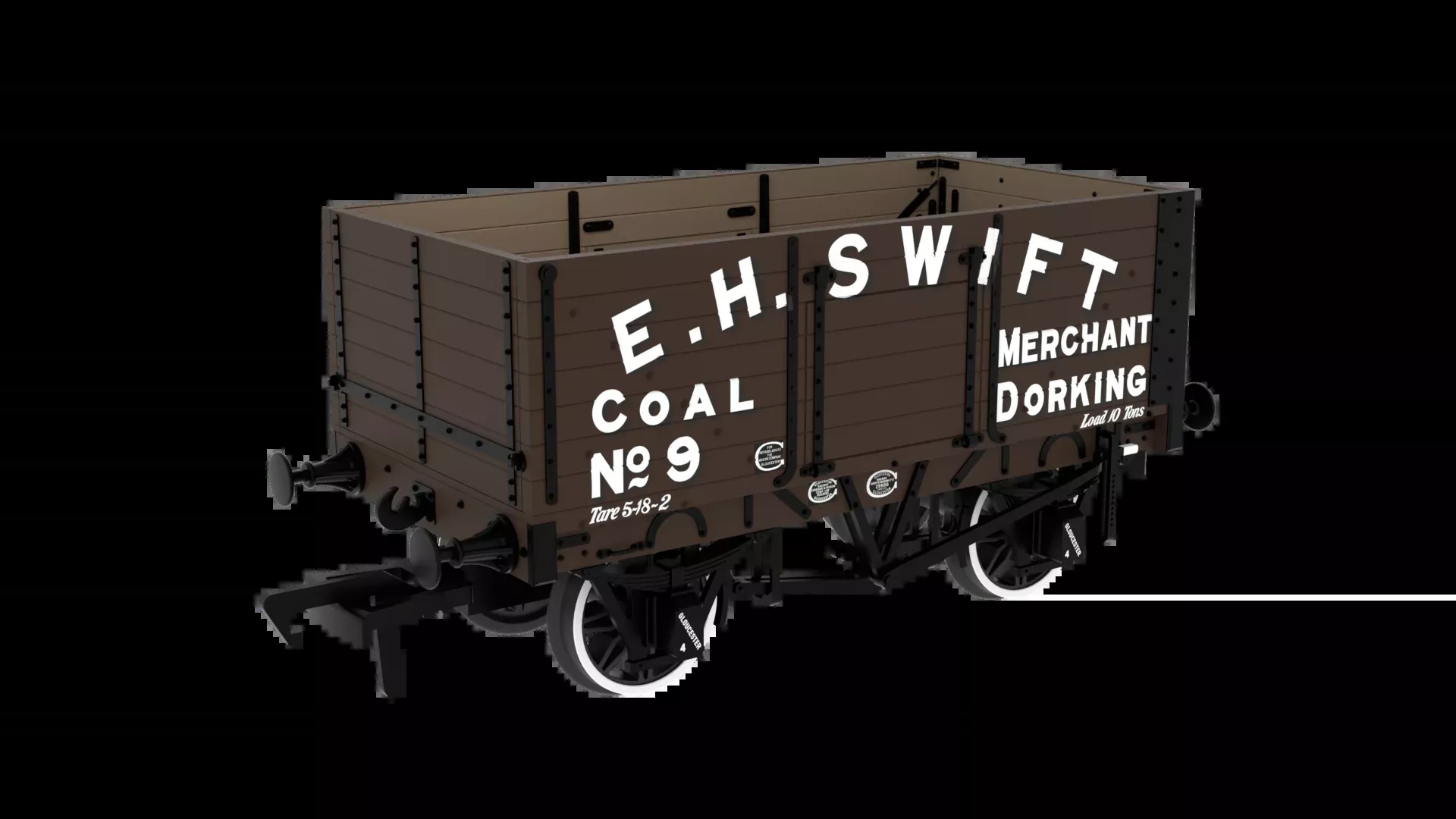 Rapido RCH 1907 7 Plank Wagon E. H. Swift No.9