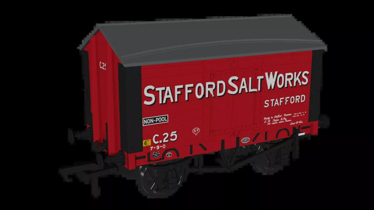 Rapido RCH 1907 Salt Wagon Stafford Salt Works No.C25