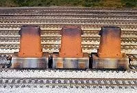 Rix Products 601 HO Scale Ingot Buggies w/Molds 3-Pack - Kit -- Undecorated