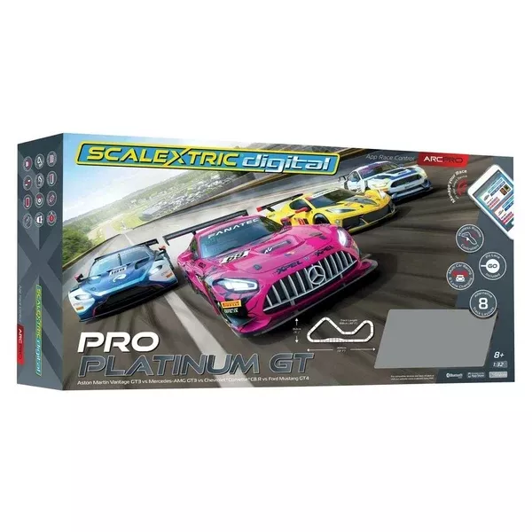 Scalextric C1436 Pro Platinum Arc Pro Digital Slot Car Set