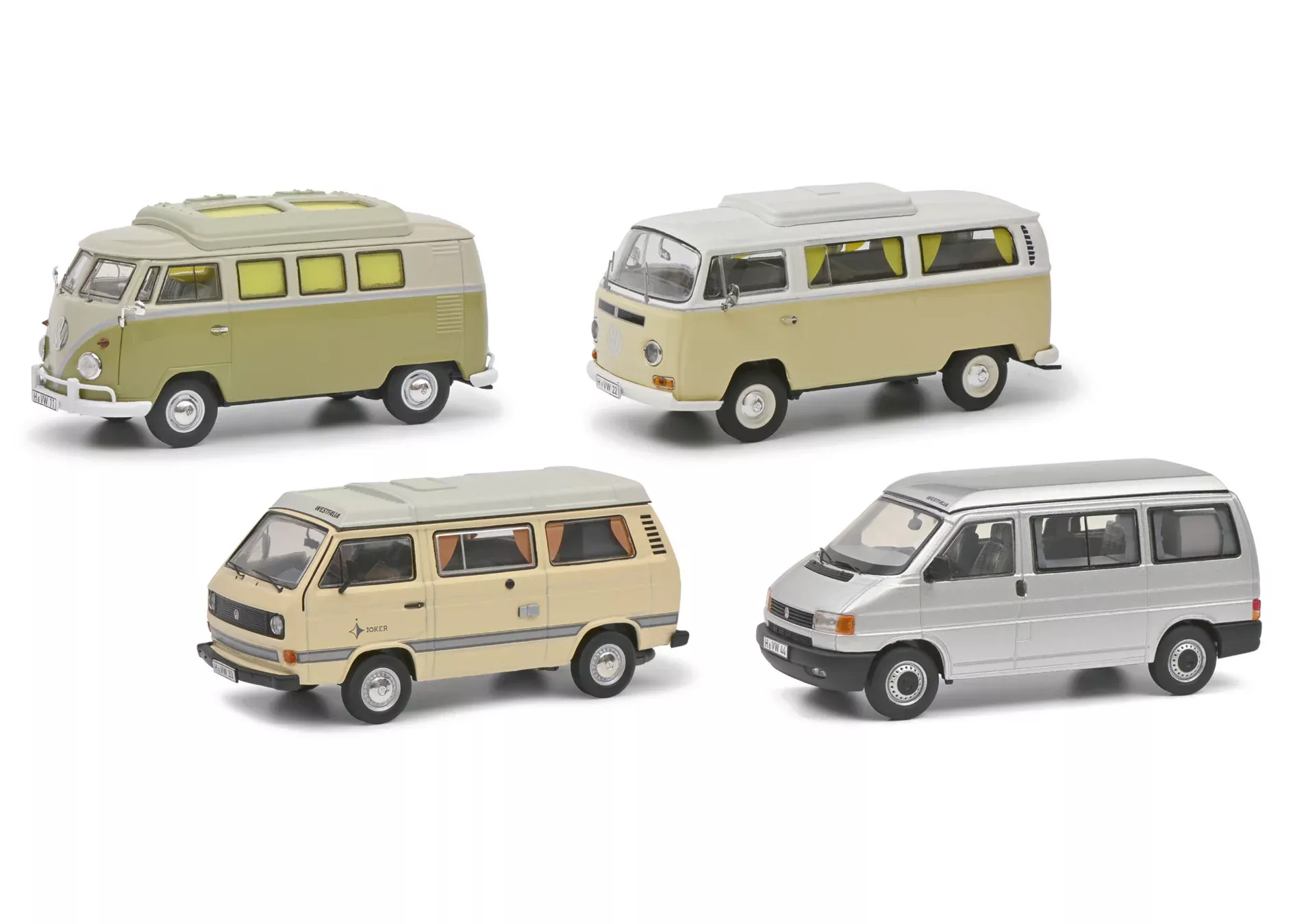 Schuco 450359100 – Set VW Camping Bus 1:43