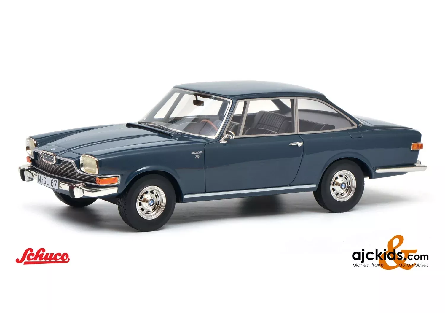 Schuco 450913200 – BMW Glas 3000 V8 blue 1:43