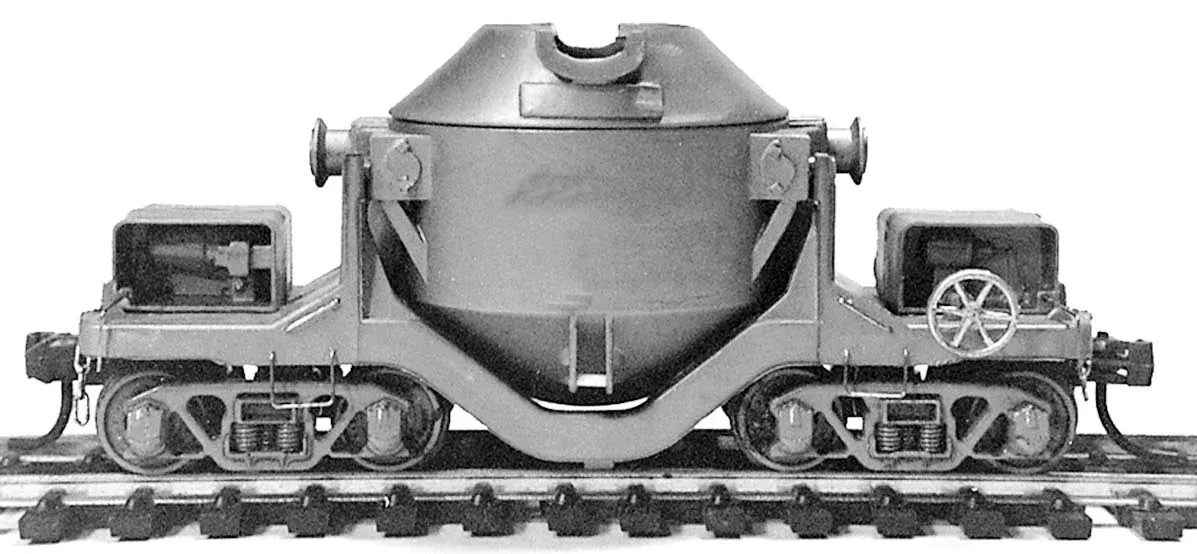 State Tool and Die HO 720 Pollack 75-Ton Hot Metal Car Kit, Undecorated