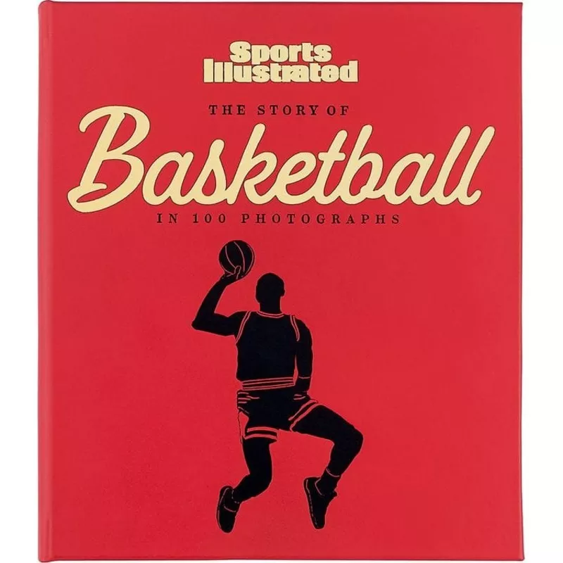 “The Story of Basketball in 100 Photographs” Leather-Bound Book by Sports Illustrated