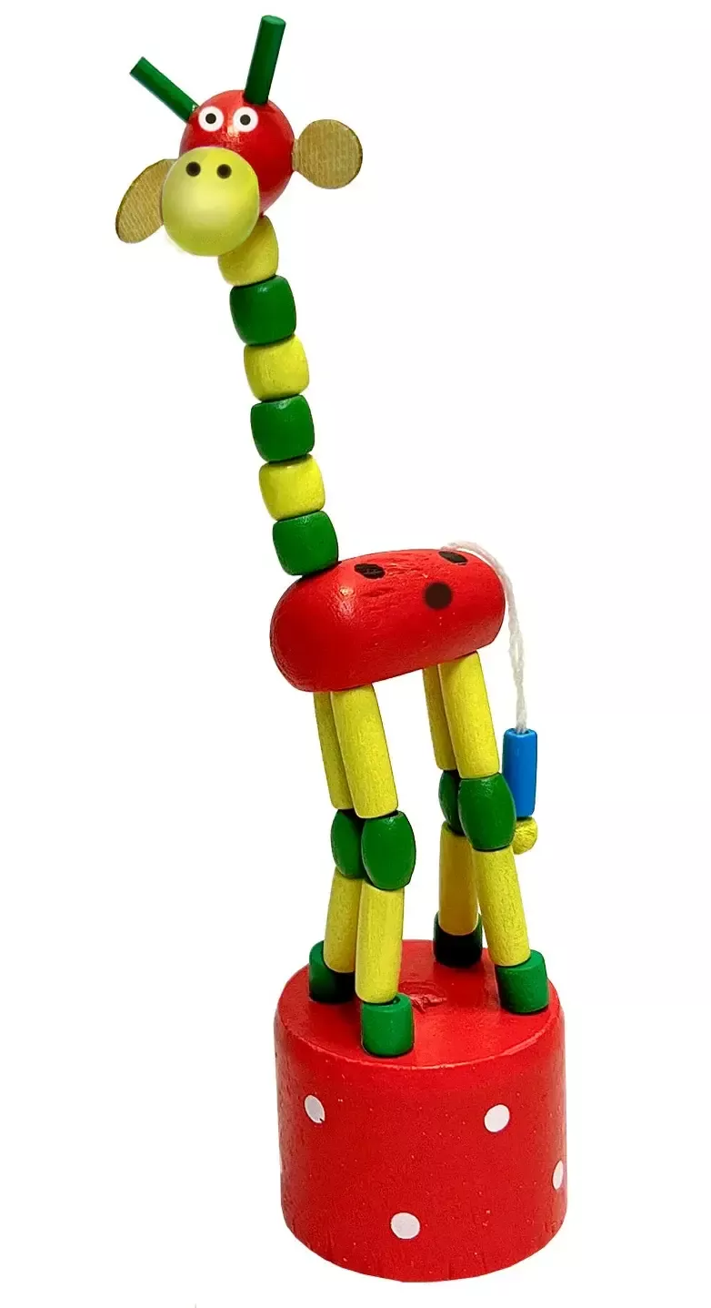 Streamline Imagined Collapsible Dancing Wooden Giraffe