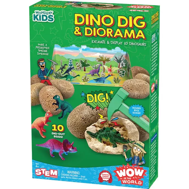 Thames & Kosmos Wow in the World: Dino Egg Dig & Diorama