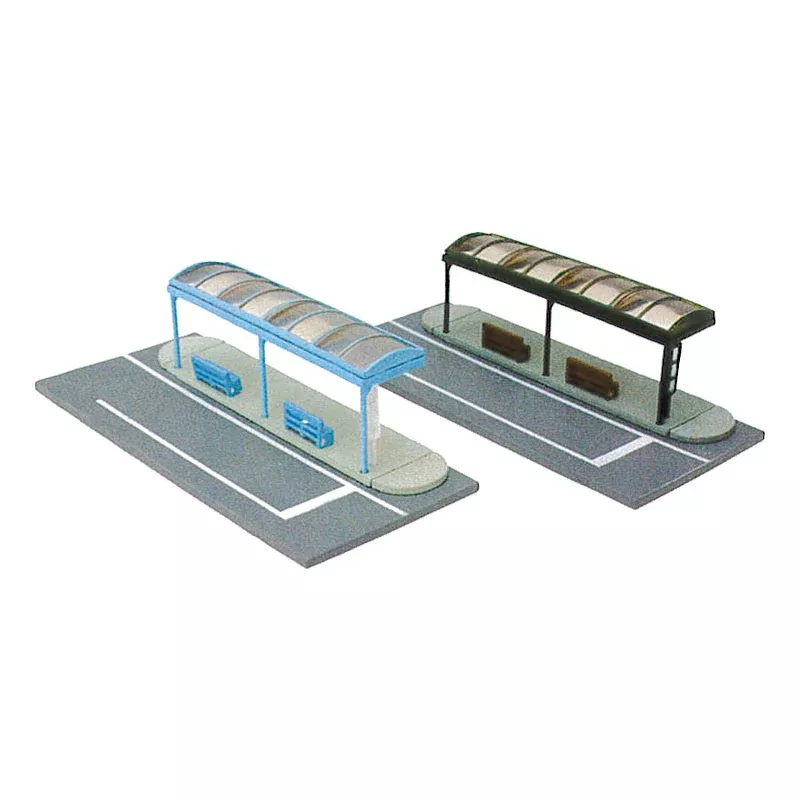 TomyTec 262961 N Downtown Bus Stop Kit