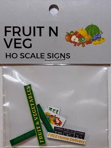 The Train Girl – TTG042 – Aussie Advertising “Fruit Shop” 6pk (HO Scale)