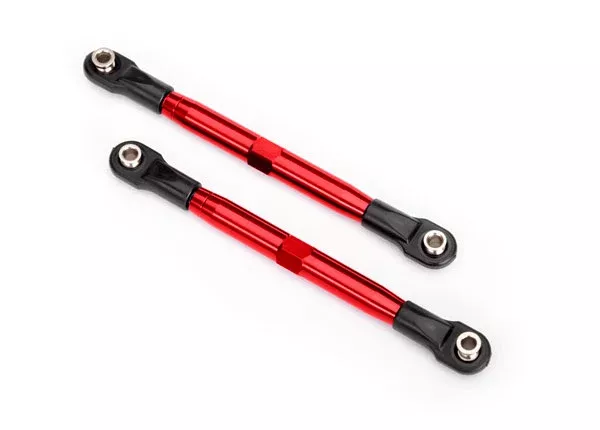 Traxxas 6742R Red TUBES Anodized Aluminum Toe Links 87mm