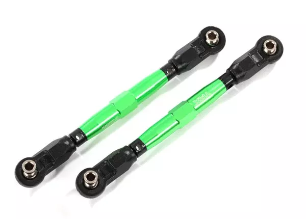 Traxxas 8948G Green Aluminum Tubes 88mm Toe Links for Maxx
