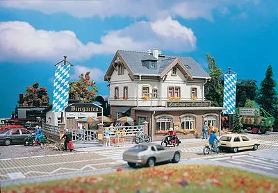 Vollmer 43663 HO Scale Station Restaurant -- 7-3/4 x 4-3/4"19.8 x 12cm