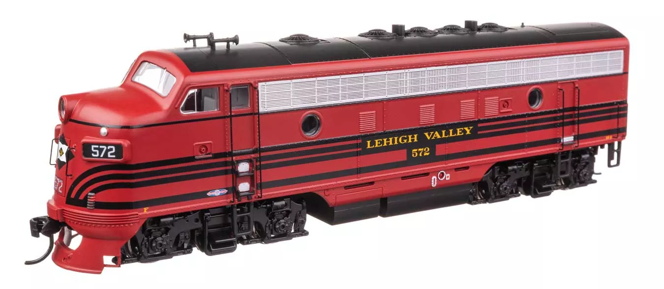 Walthers 21409 EMD F7 A - ESU Sound and DCC -- Lehigh Valley #572 HO Scale