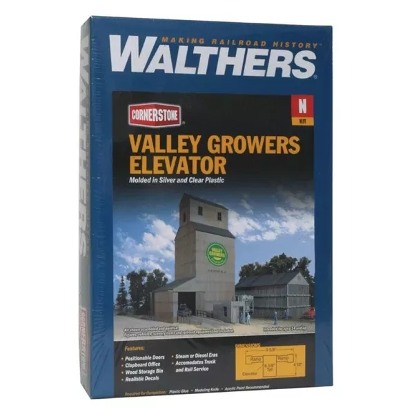Walthers 933-3251 N Valley Growers Elevator Kit