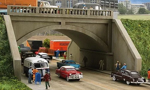 Walthers Cornerstone HO 933-3196 Street System, Arched Road Bridge Kit