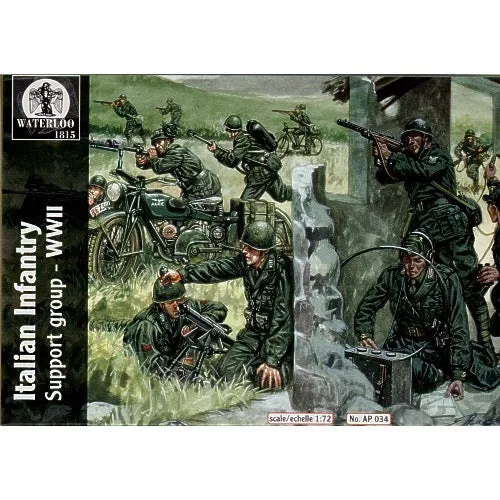 Waterloo 034 1/72 Italian Infantry Support Group WWII