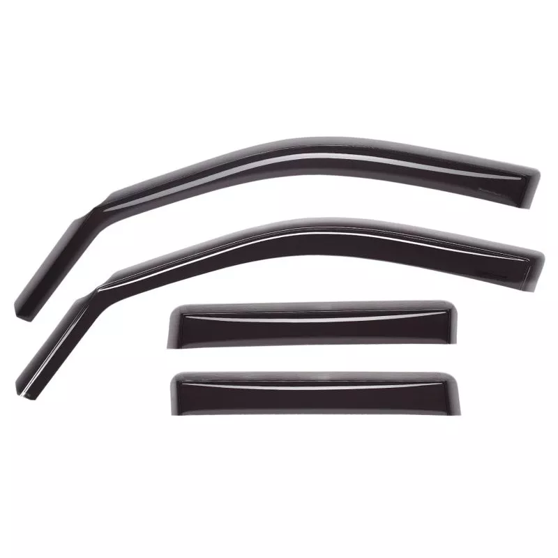 WeatherTech 08+ Subaru Impreza Front and Rear Side Window Deflectors – Dark Smoke