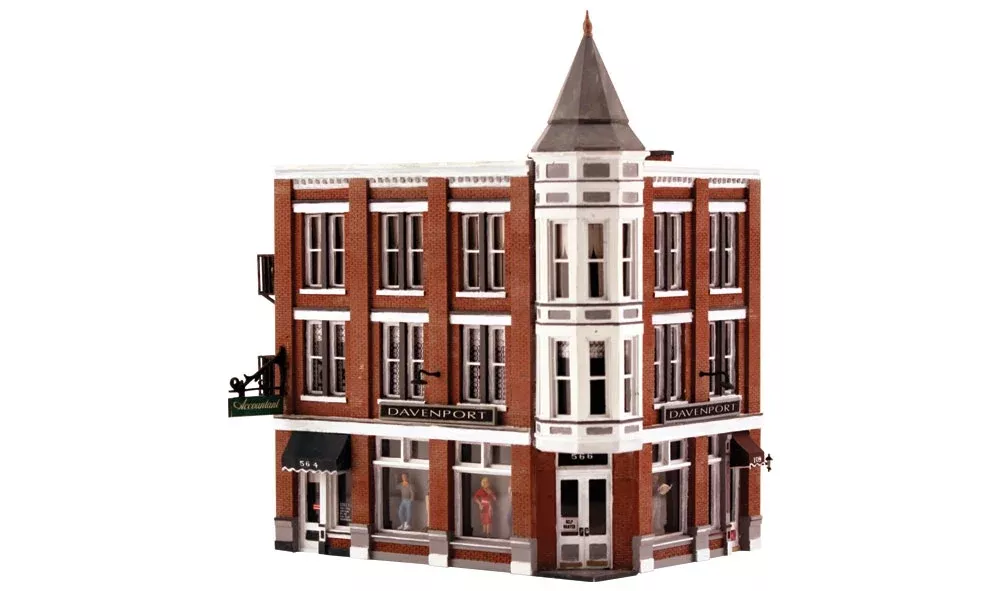 Woodland Scenics HO BR5039 Built and Ready Davenport Department Store