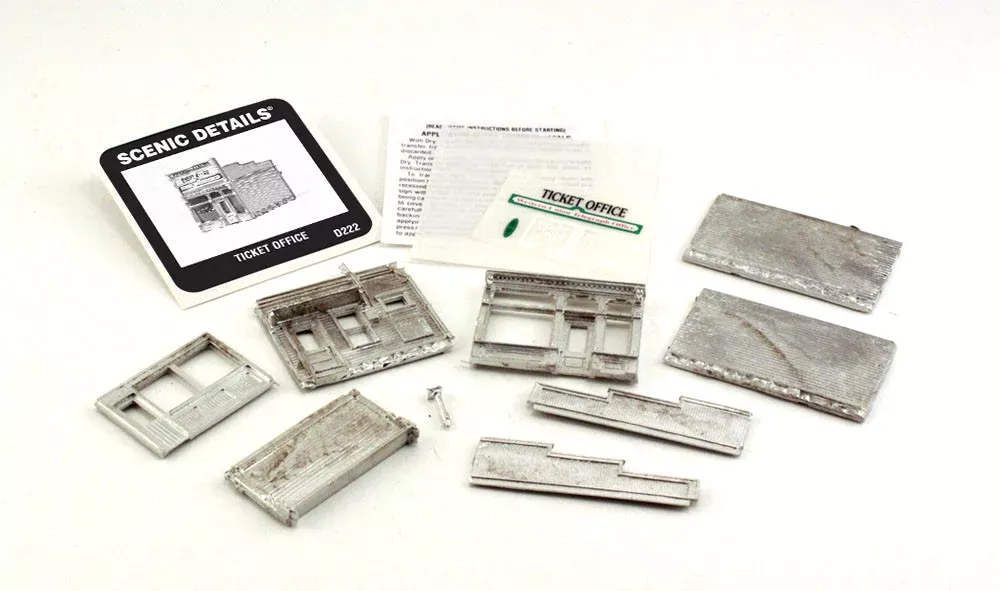 Woodland Scenics HO D222 Ticket Office Kit