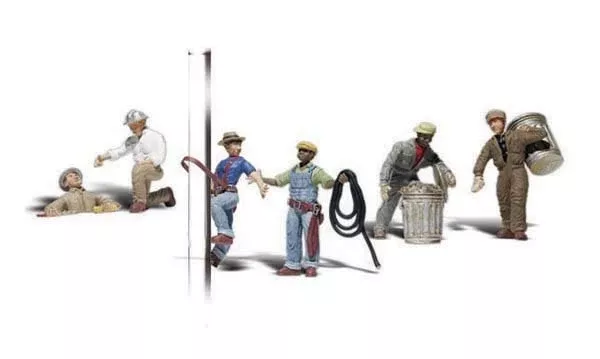 Woodland Scenics WDS A2742 WDS2742 Scenic Accents City Workers O Scale NEW
