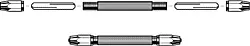 Zona Tools 37-145 Double-Ended Pin Vise, With 2 Double-Ended Collets