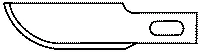Zona Tools 39923 Replacement Hobby Blade #10 Curved Edge