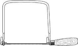 Zona Tools 670 Coping Saw Flat Wire Frame