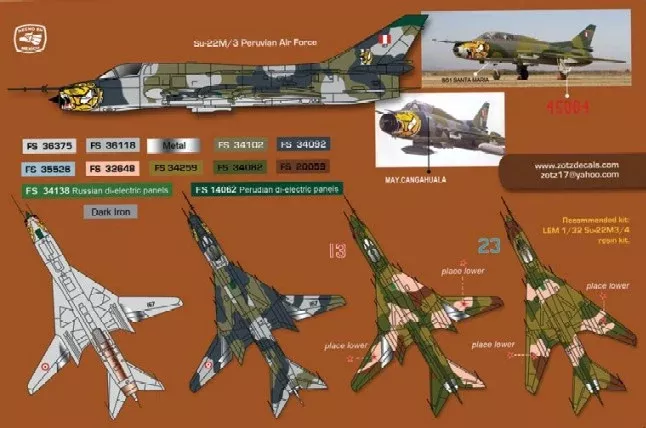 Zotz Decals 32041 1/32 Su22M3/4 (D)