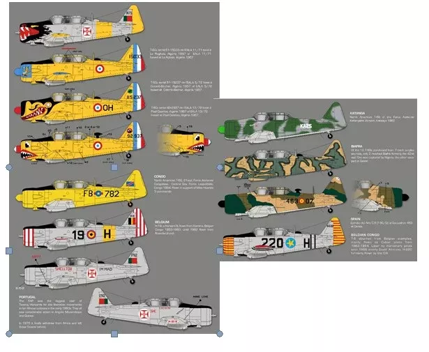 Zotz Decals 32062 1/32 North American T6 Texan African Wars for KTY