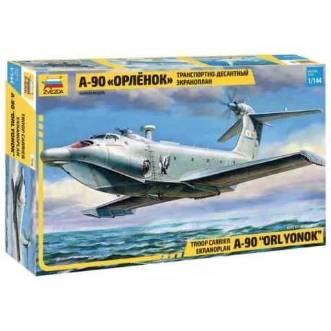 Zvezda 7016 1/144 A90 Orlyonok Ekranoplan Troop Carrier Aircraft (D)