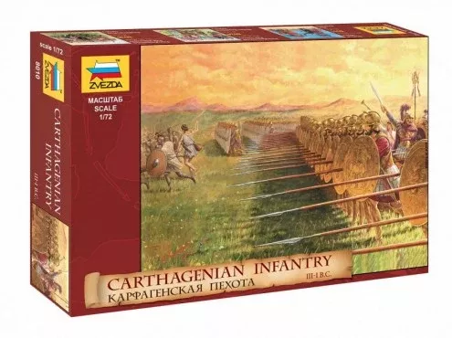 Zvezda 8010 1/72 Carthagenian Infantry III-I BC (42)