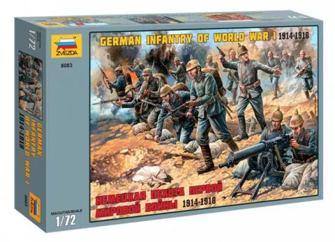 Zvezda 8083 1/72 German Infantry 1914-18 (41)