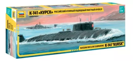 Zvezda 9007 1/350 Russian Kursk K141 Nuclear Submarine